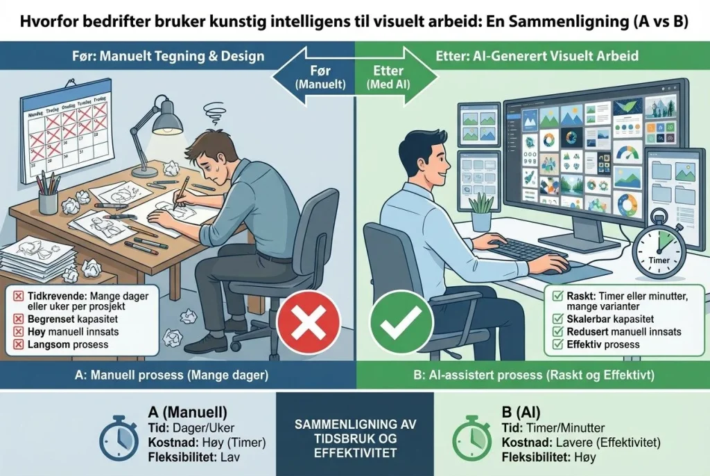 AI gir raskere og mer effektivt visuelt arbeid.
